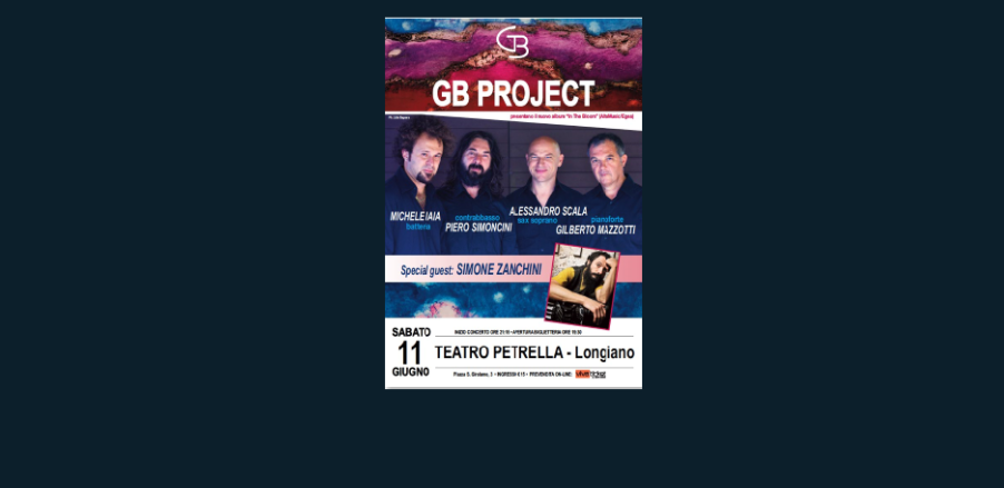 GB Project presenta IN THE BLOOM al Teatro Petrella di Longiano 11 giugno ospite d’ onore Simone Zanchini