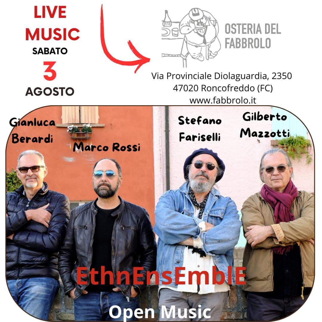 LIVE ETH – 3 agosto – Osteria del Fabbrolo